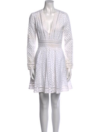 Zimmermann Lace Pattern Mini Dress