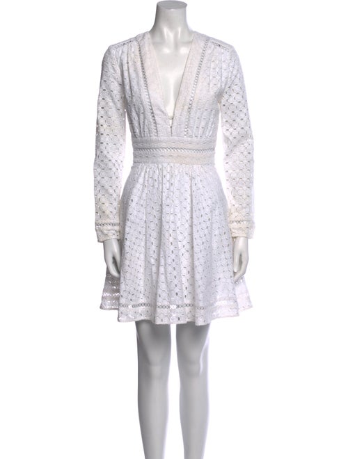 Zimmermann Lace Pattern Mini Dress