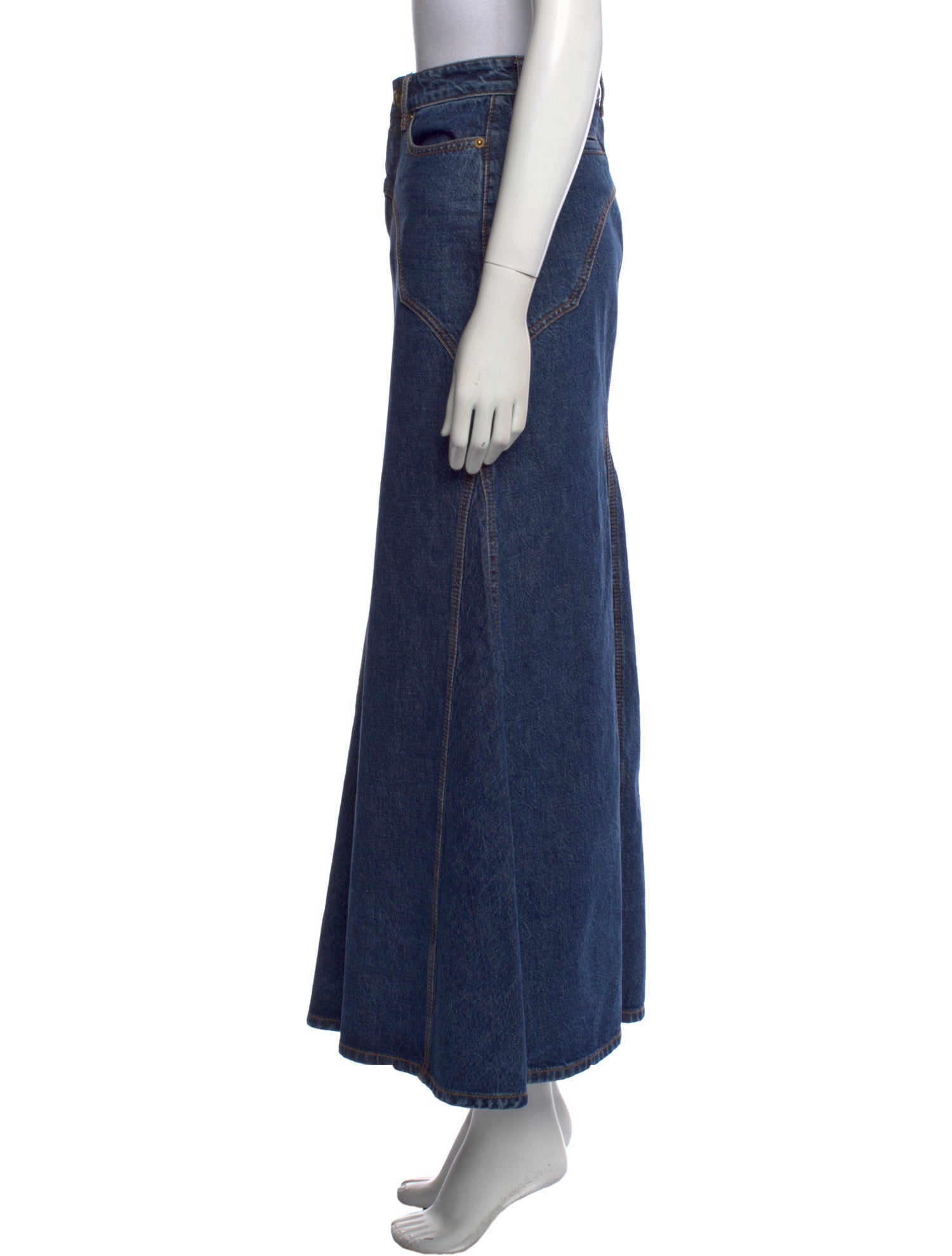 Zimmermann Embroidered Accent Long Skirt