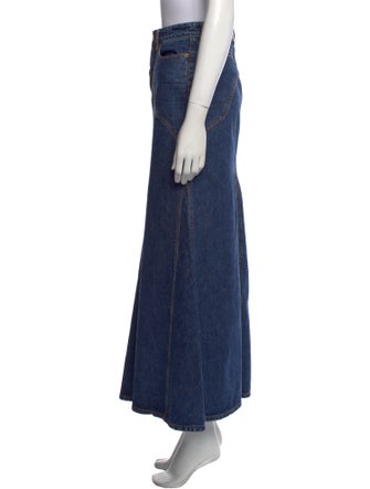 Zimmermann Embroidered Accent Long Skirt