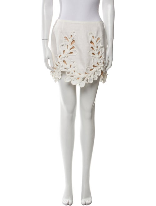Zimmermann Linen Mini Skirt