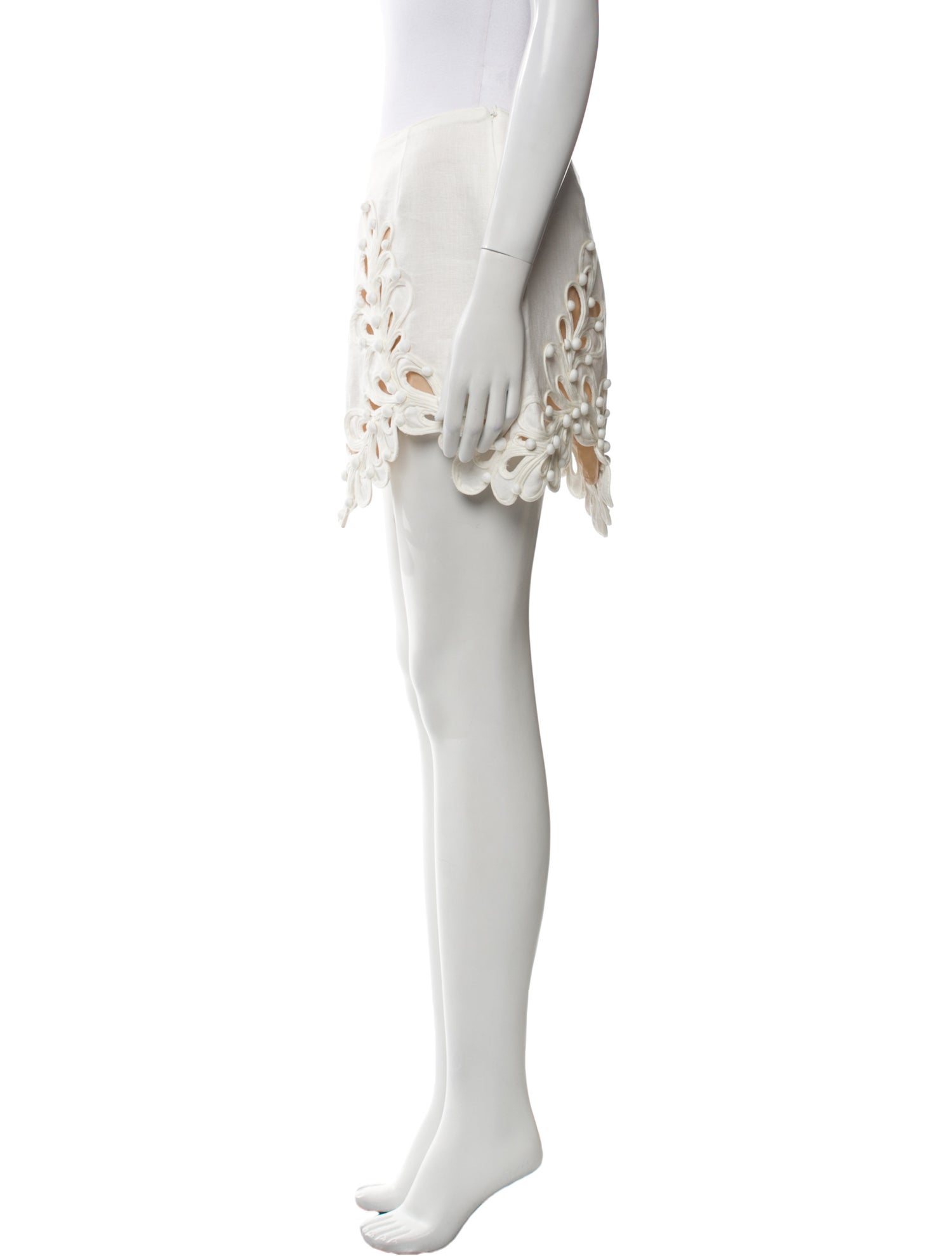 Zimmermann Linen Mini Skirt