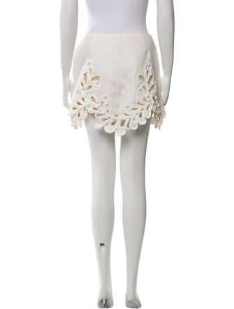 Zimmermann Linen Mini Skirt