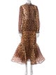 Zimmermann Linen Animal Print Skirt Set