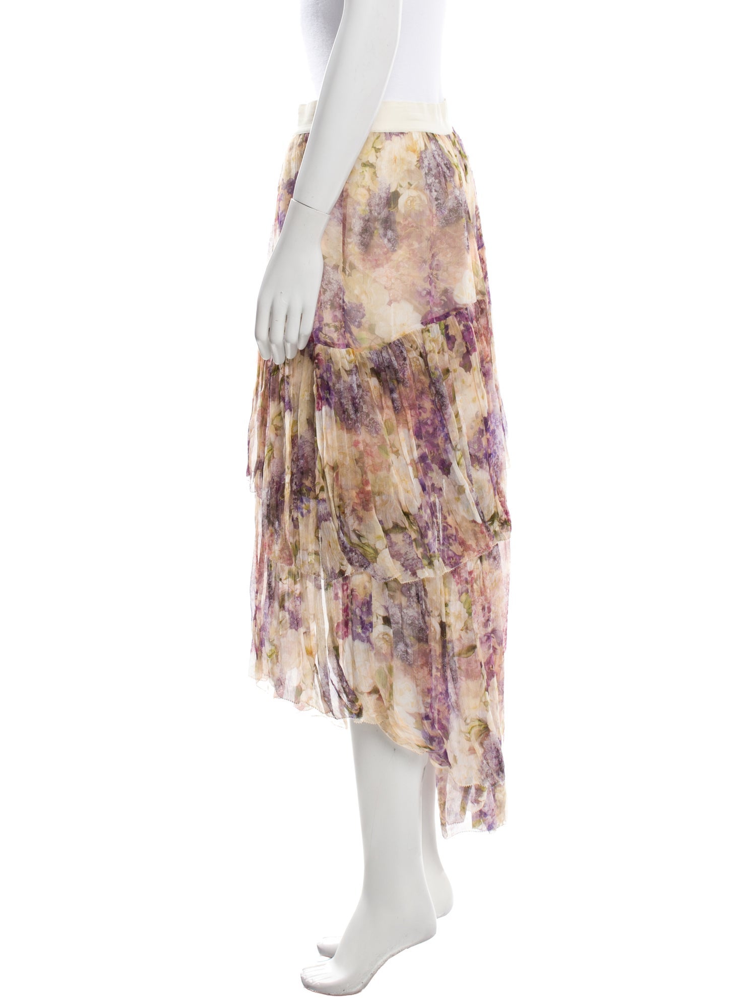 Zimmermann Silk Midi Length Skirt