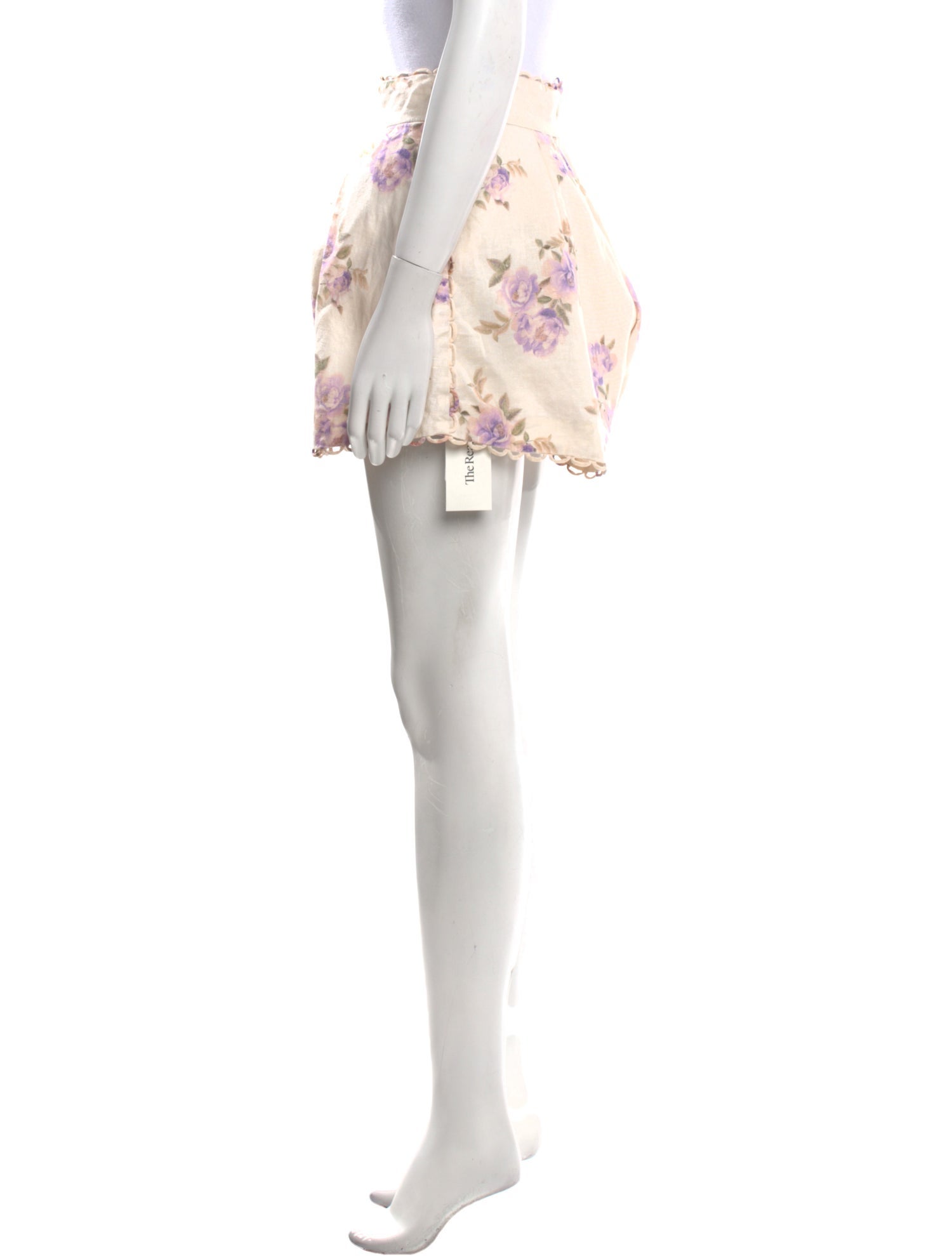 Zimmermann Linen Mini Shorts