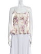 Zimmermann Linen Floral Print Blouse