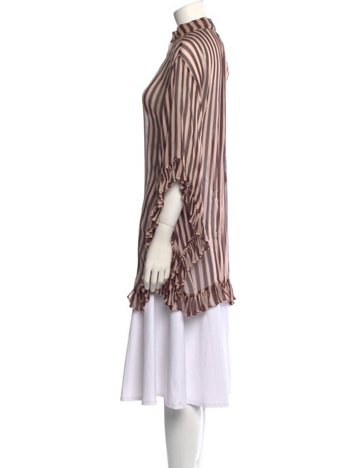 Zimmermann Striped Mock Neck Tunic