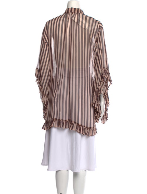 Zimmermann Striped Mock Neck Tunic