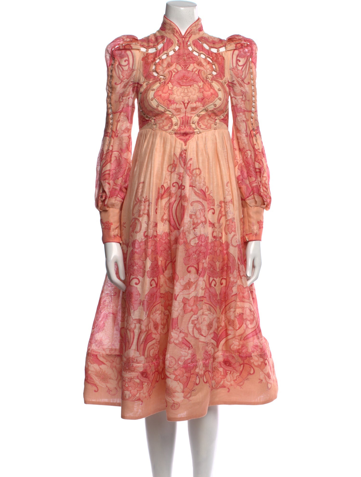 Zimmermann Linen Midi Length Dress