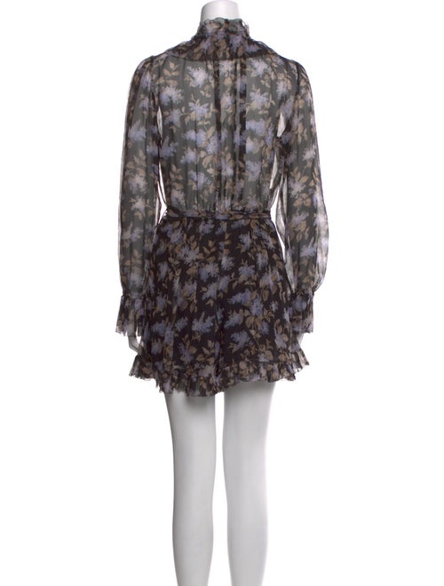 Zimmermann Silk Printed Romper