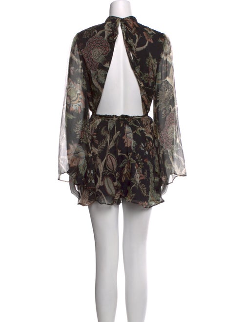 Zimmermann Silk Printed Romper