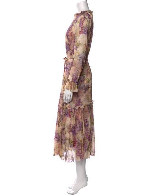 Zimmermann Floral Print Midi Length Dress