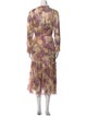 Zimmermann Floral Print Midi Length Dress