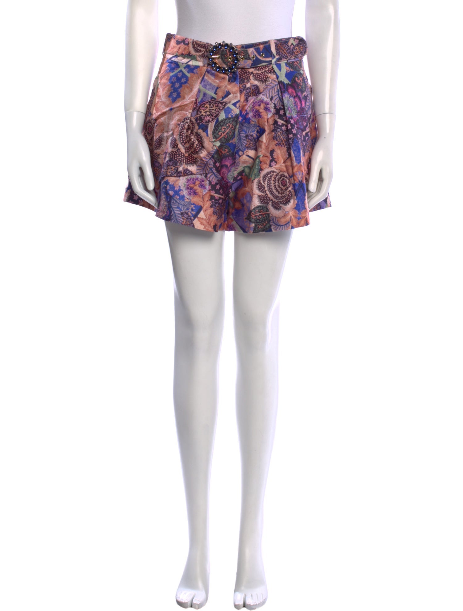 Zimmermann Silk Mini Shorts