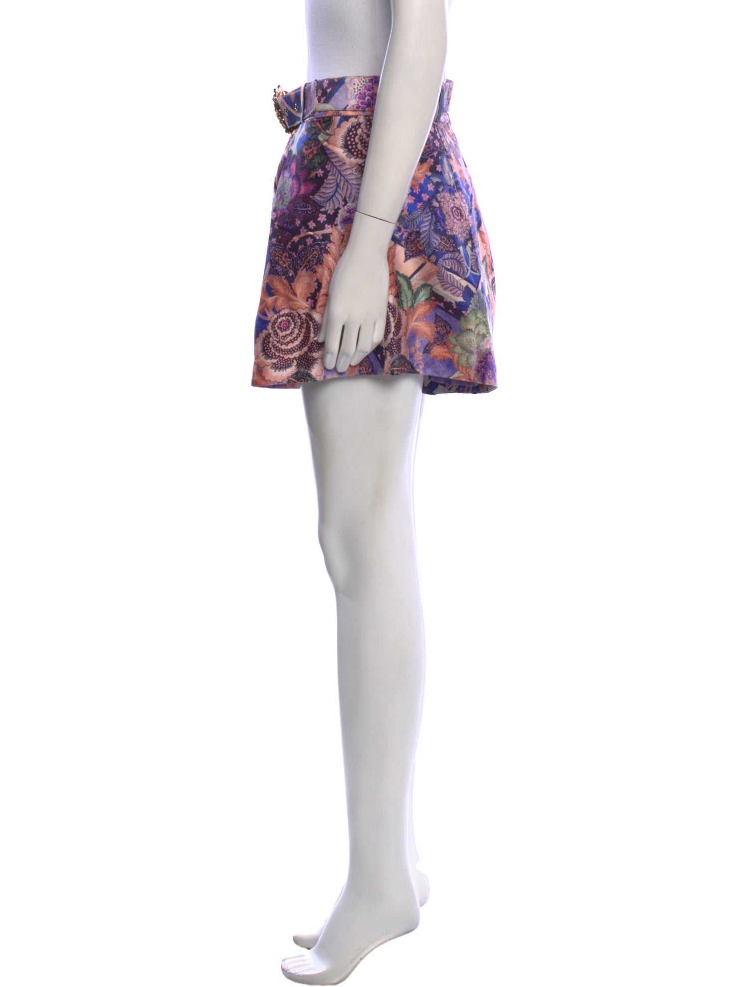 Zimmermann Silk Mini Shorts