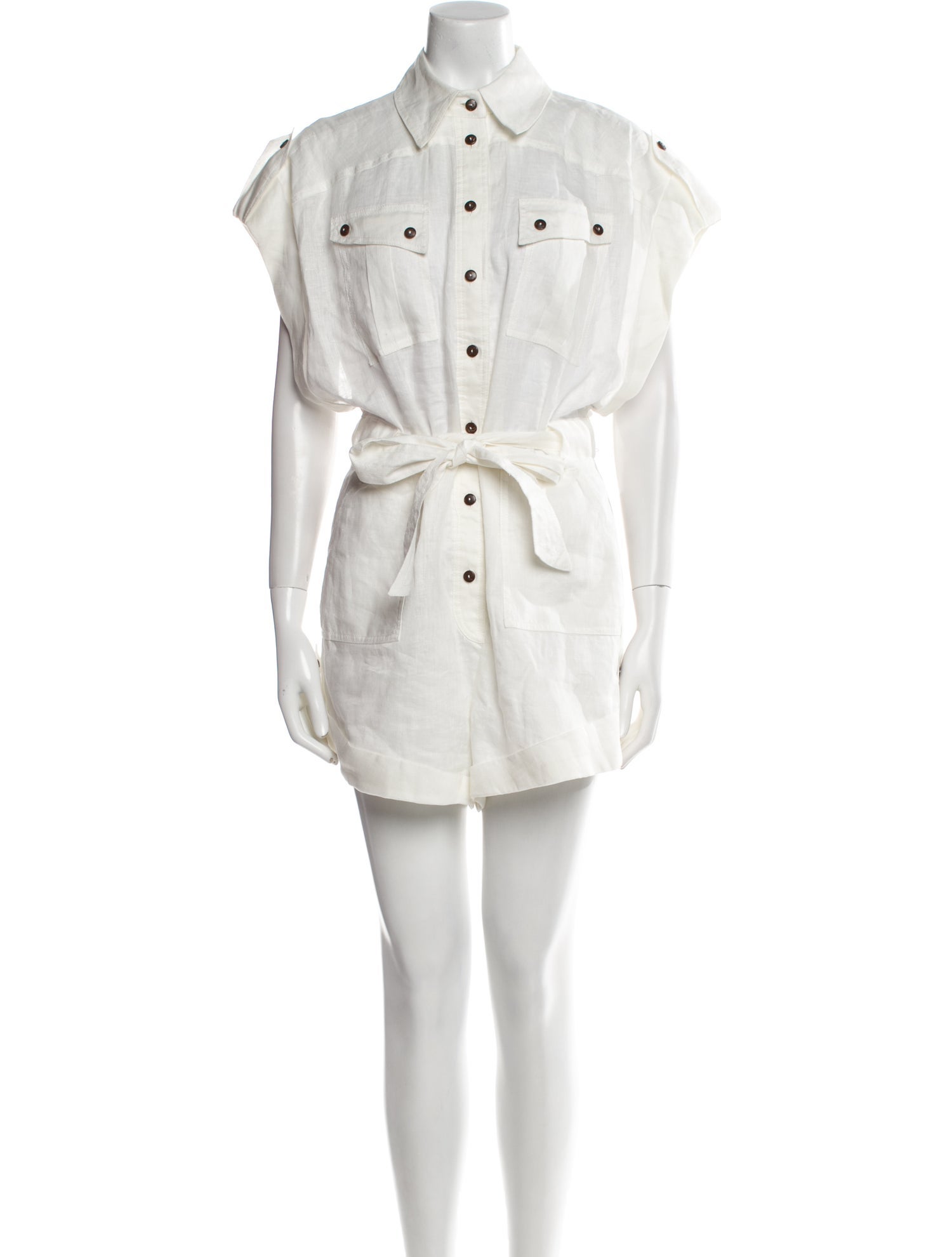 Zimmermann Linen Romper w/ Tags