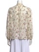 Zimmermann Silk Floral Print Button-Up Top