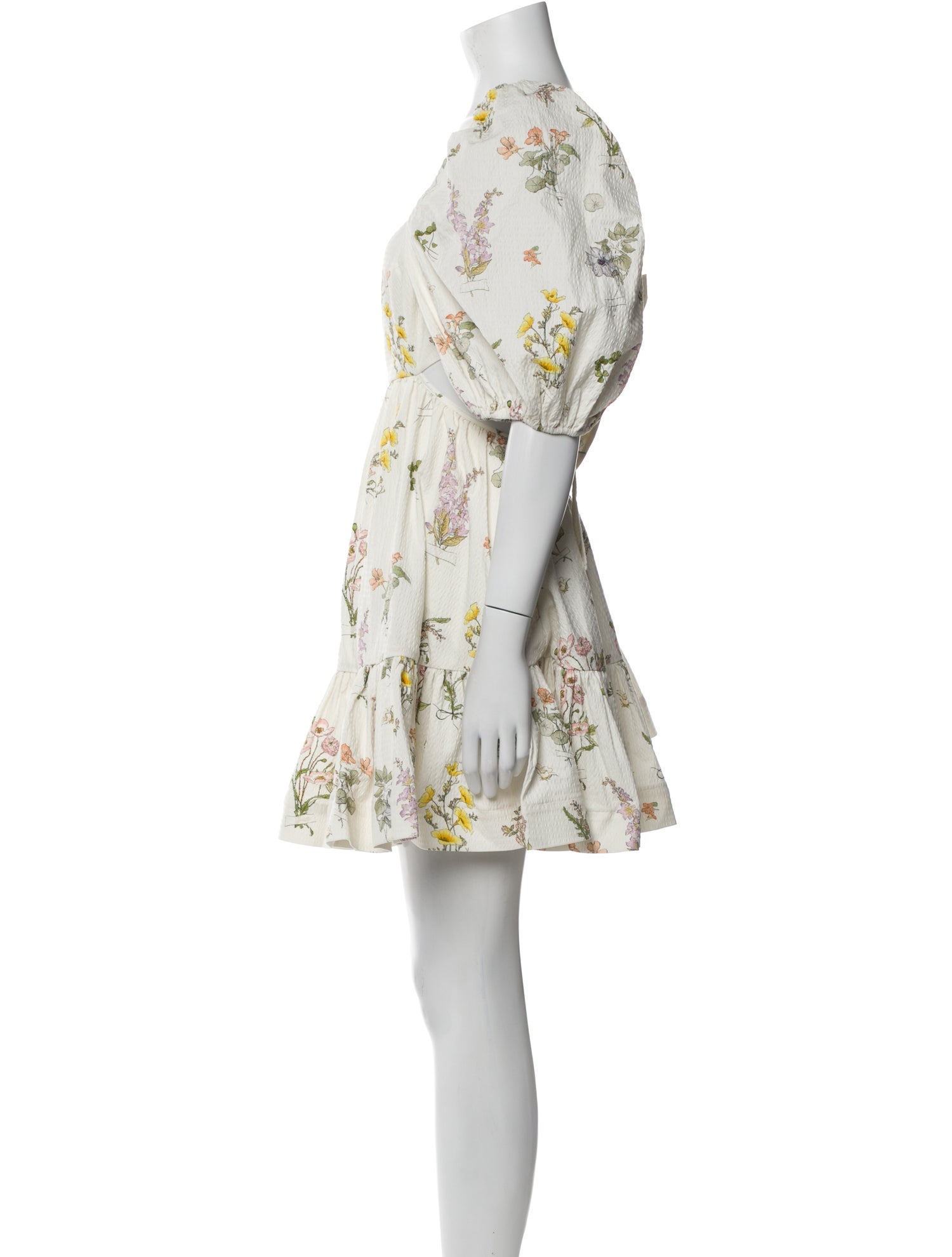 Zimmermann Floral Print Mini Dress