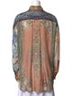 Zimmermann Silk Paisley Print Button-Up Top