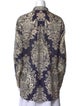 Zimmermann Silk Printed Button-Up Top