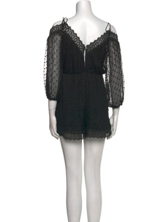 Zimmermann Silk V-Neck Romper