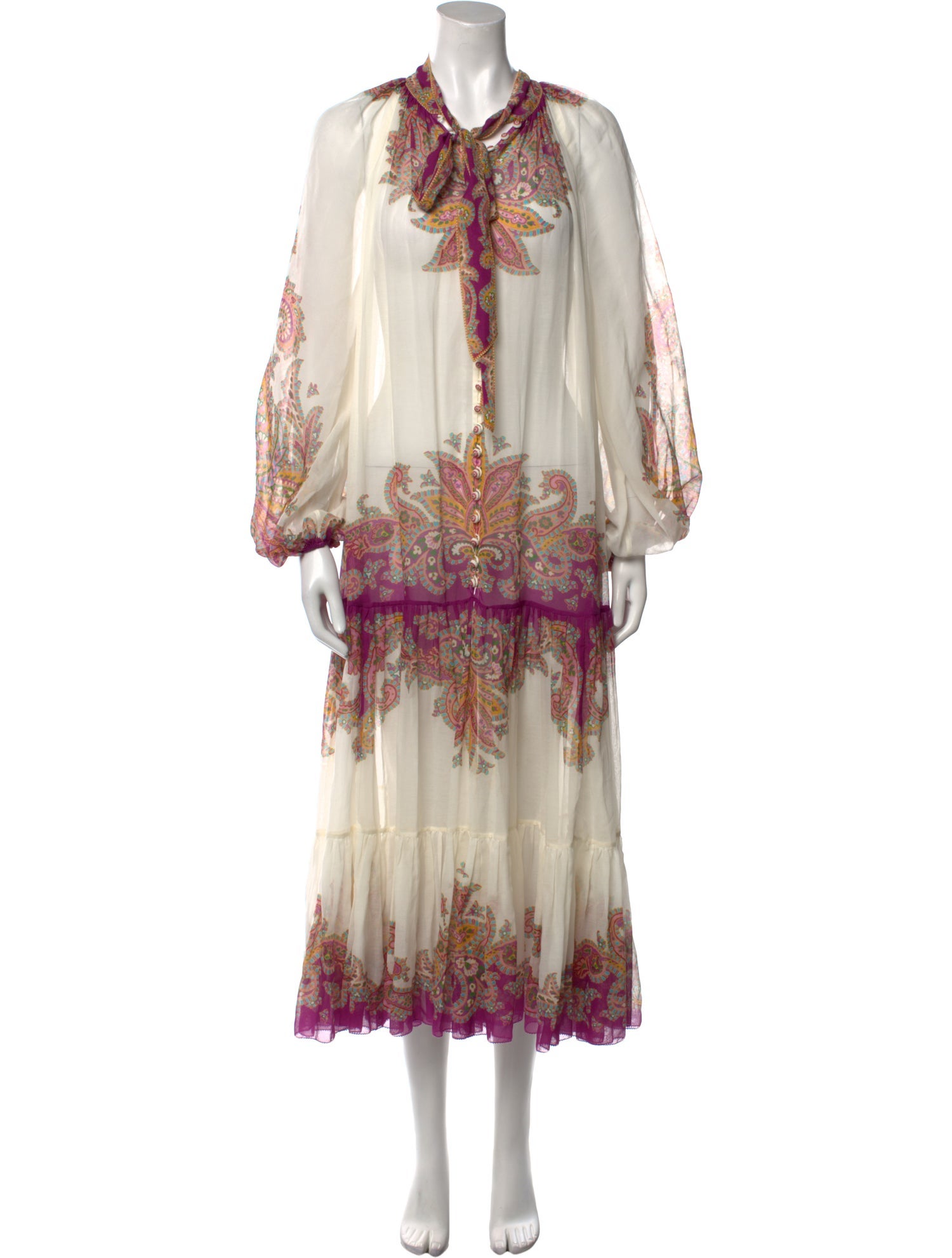 Zimmermann Printed Long Dress