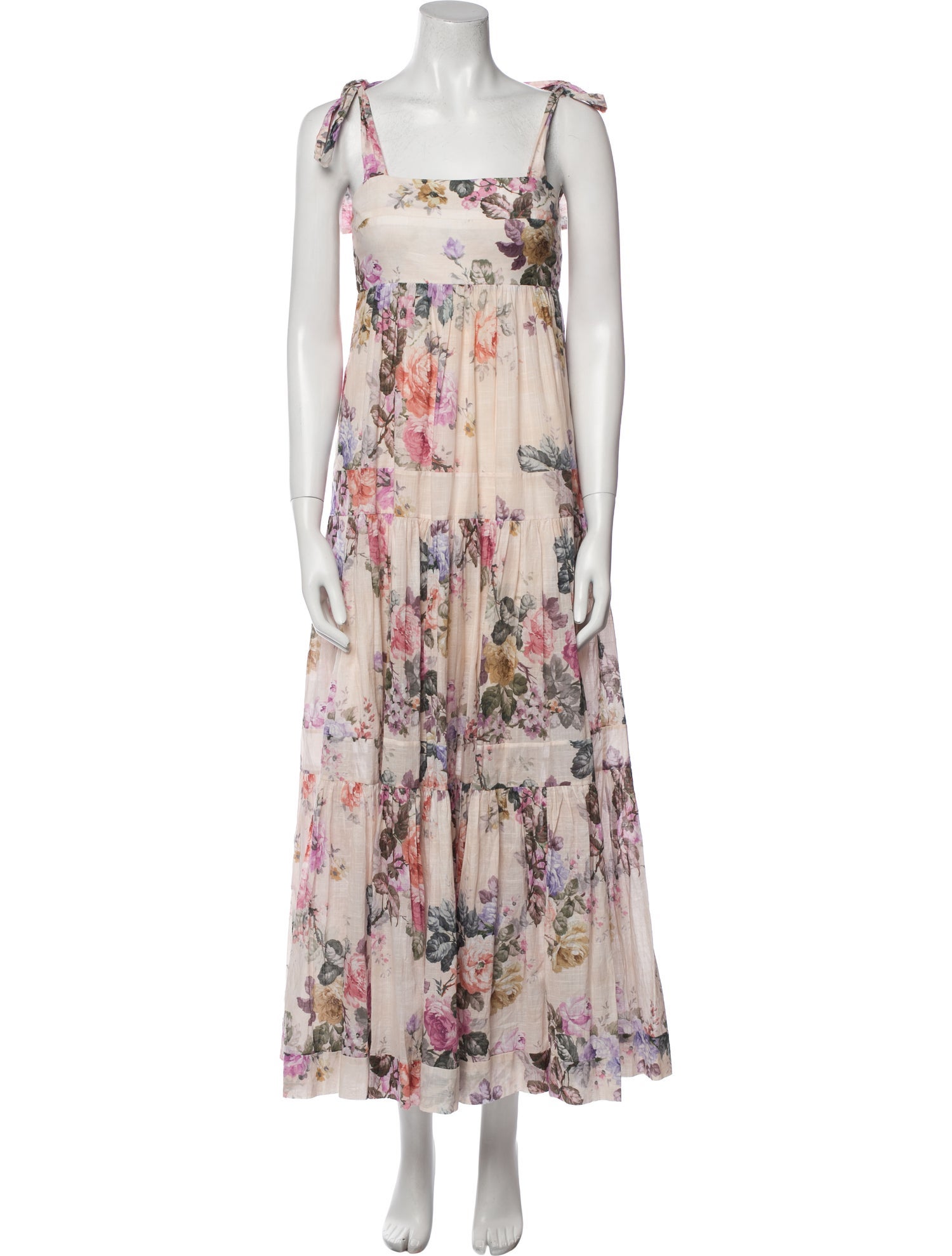 Zimmermann Floral Print Long Dress