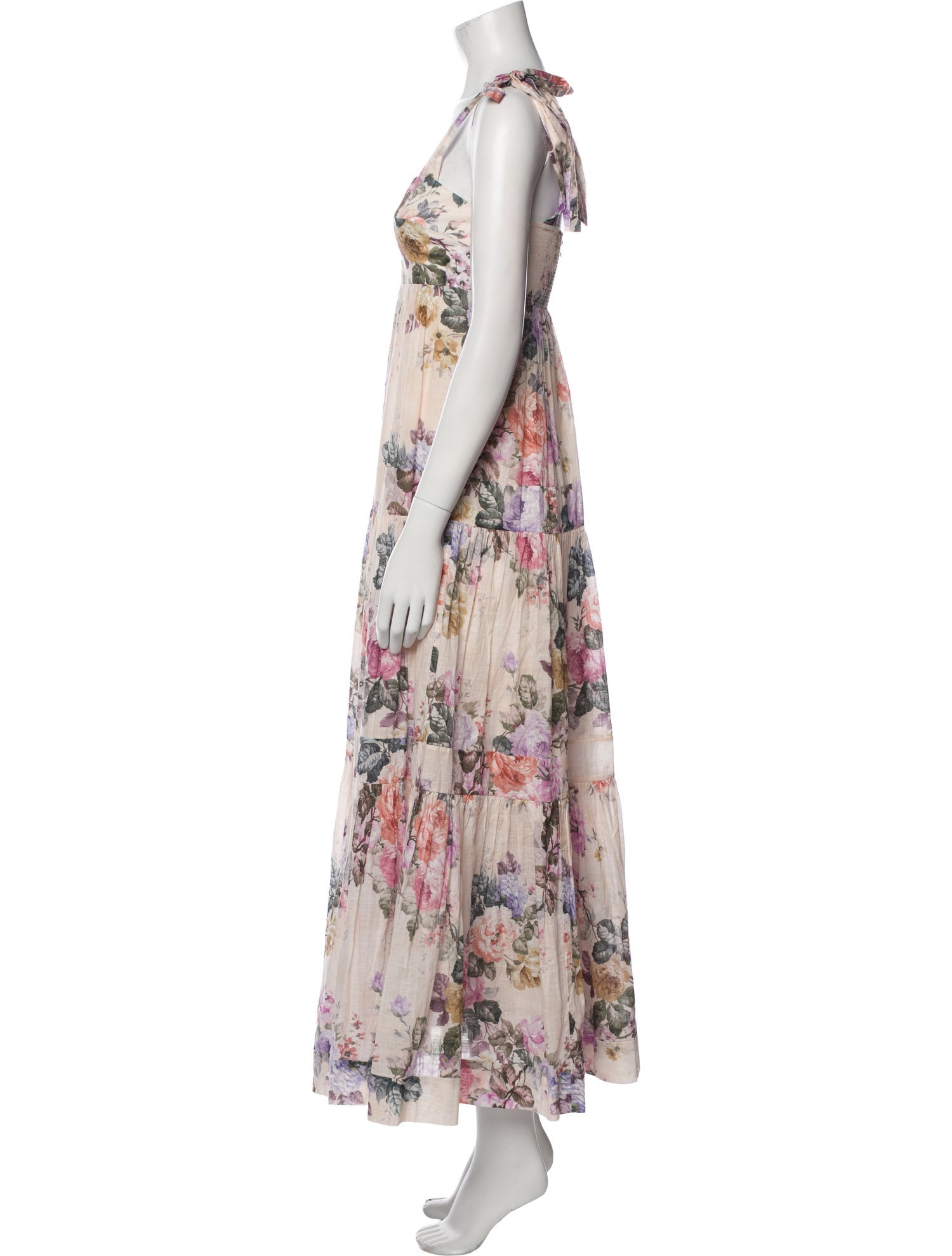 Zimmermann Floral Print Long Dress
