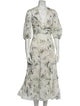 Zimmermann Floral Print Long Dress
