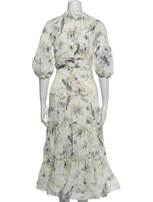 Zimmermann Floral Print Long Dress