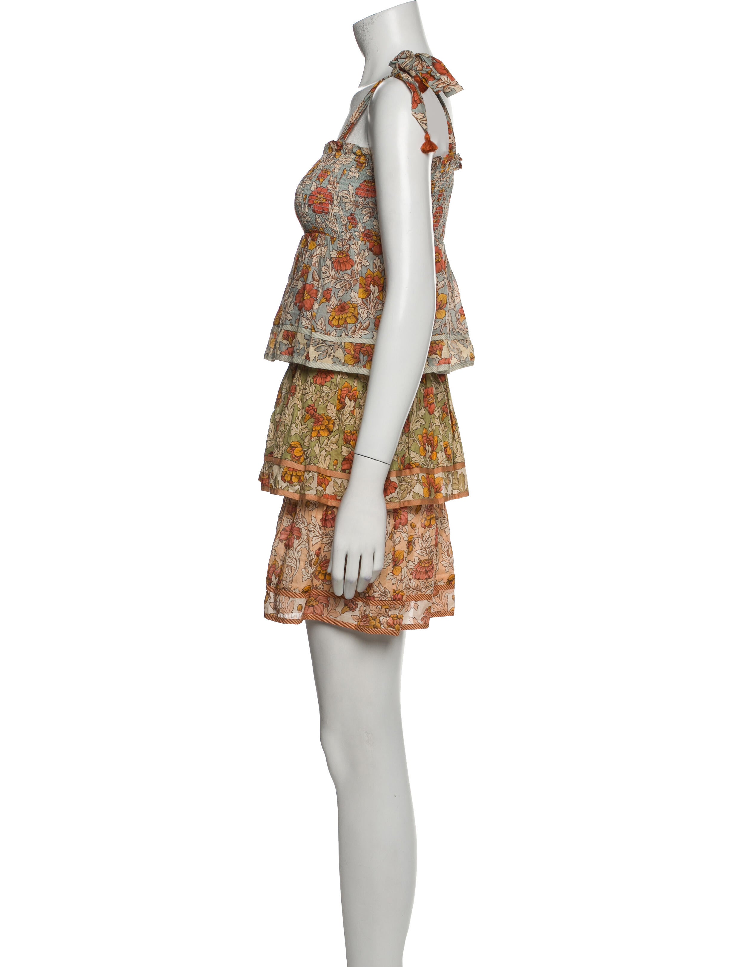 Zimmermann Floral Print Mini Dress