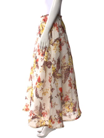 Zimmermann Linen Midi Length Skirt