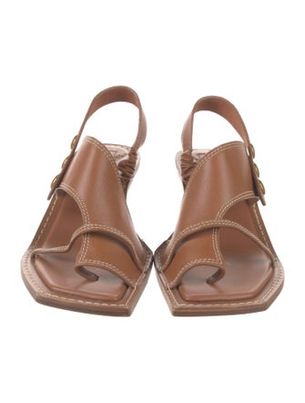Zimmermann Leather Slingback Sandals