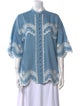 Zimmermann Linen Printed Button-Up Top