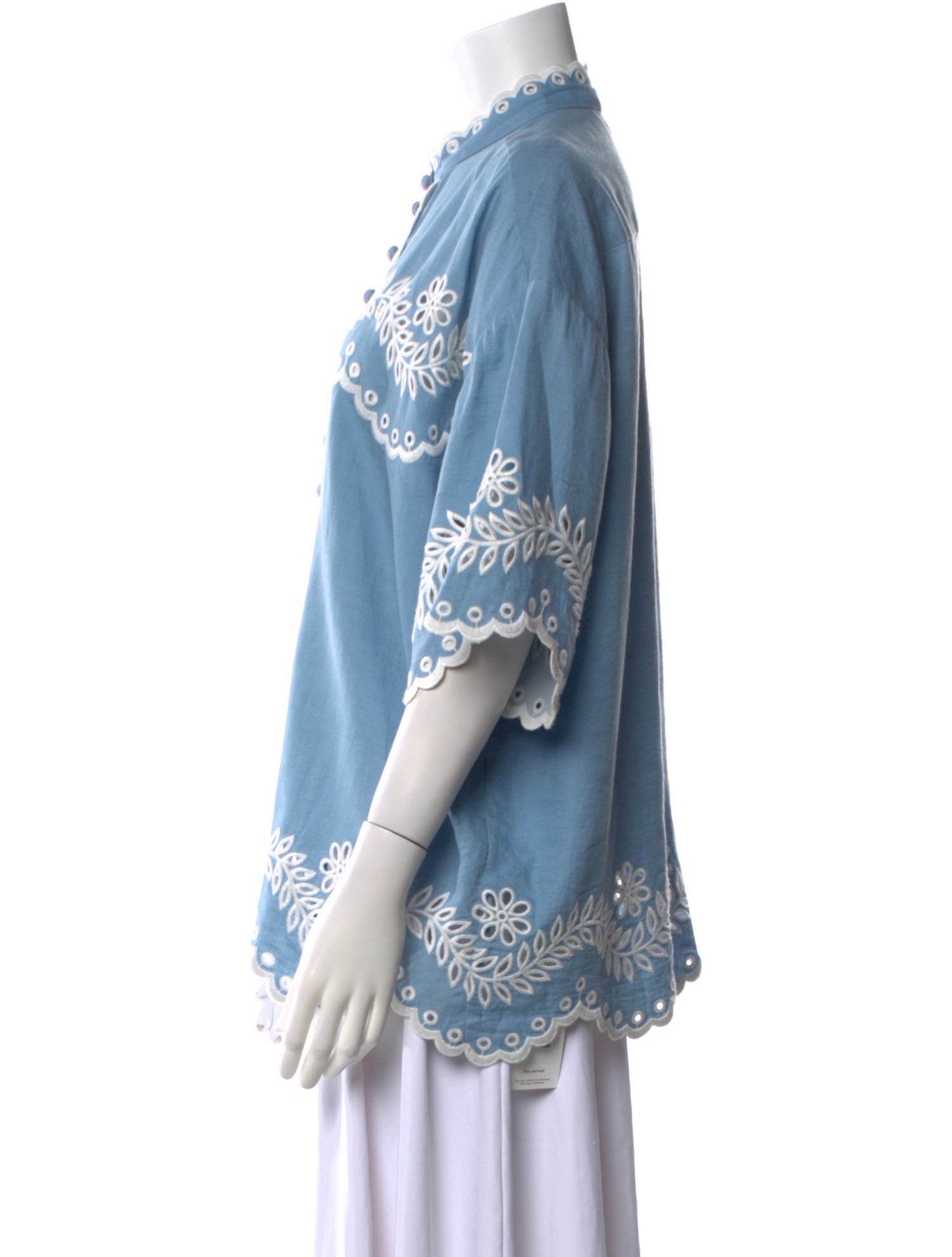 Zimmermann Linen Printed Button-Up Top