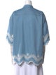 Zimmermann Linen Printed Button-Up Top
