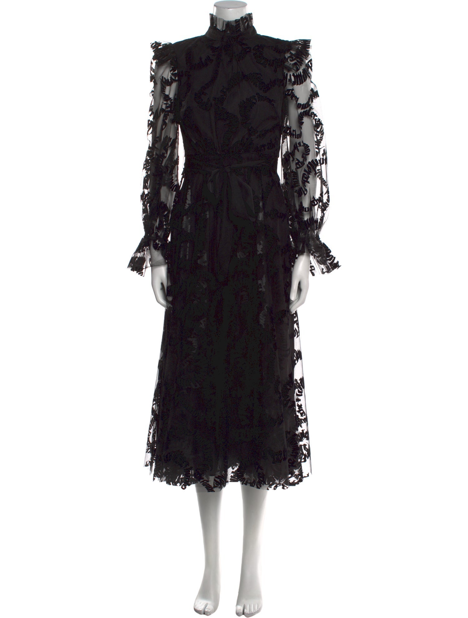 Zimmermann Lace Pattern Long Dress