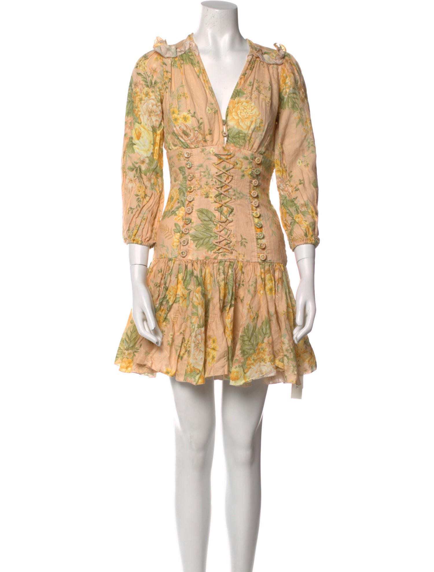 Zimmermann Linen Mini Dress