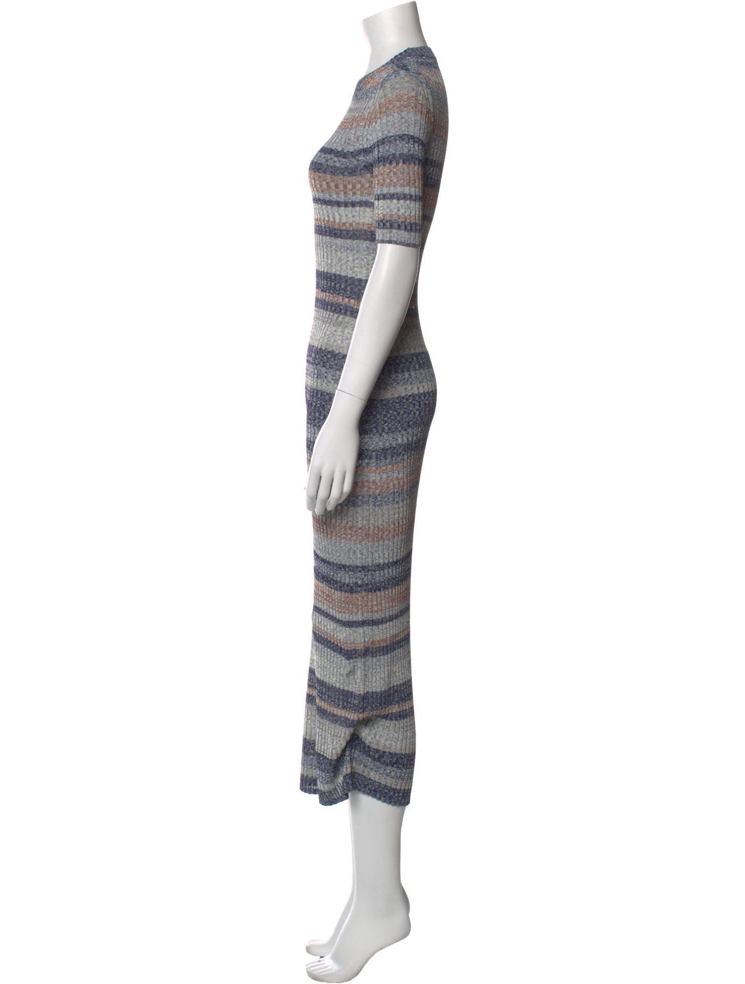 Zimmermann Striped Midi Length Dress