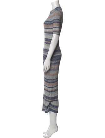 Zimmermann Striped Midi Length Dress