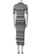 Zimmermann Striped Midi Length Dress