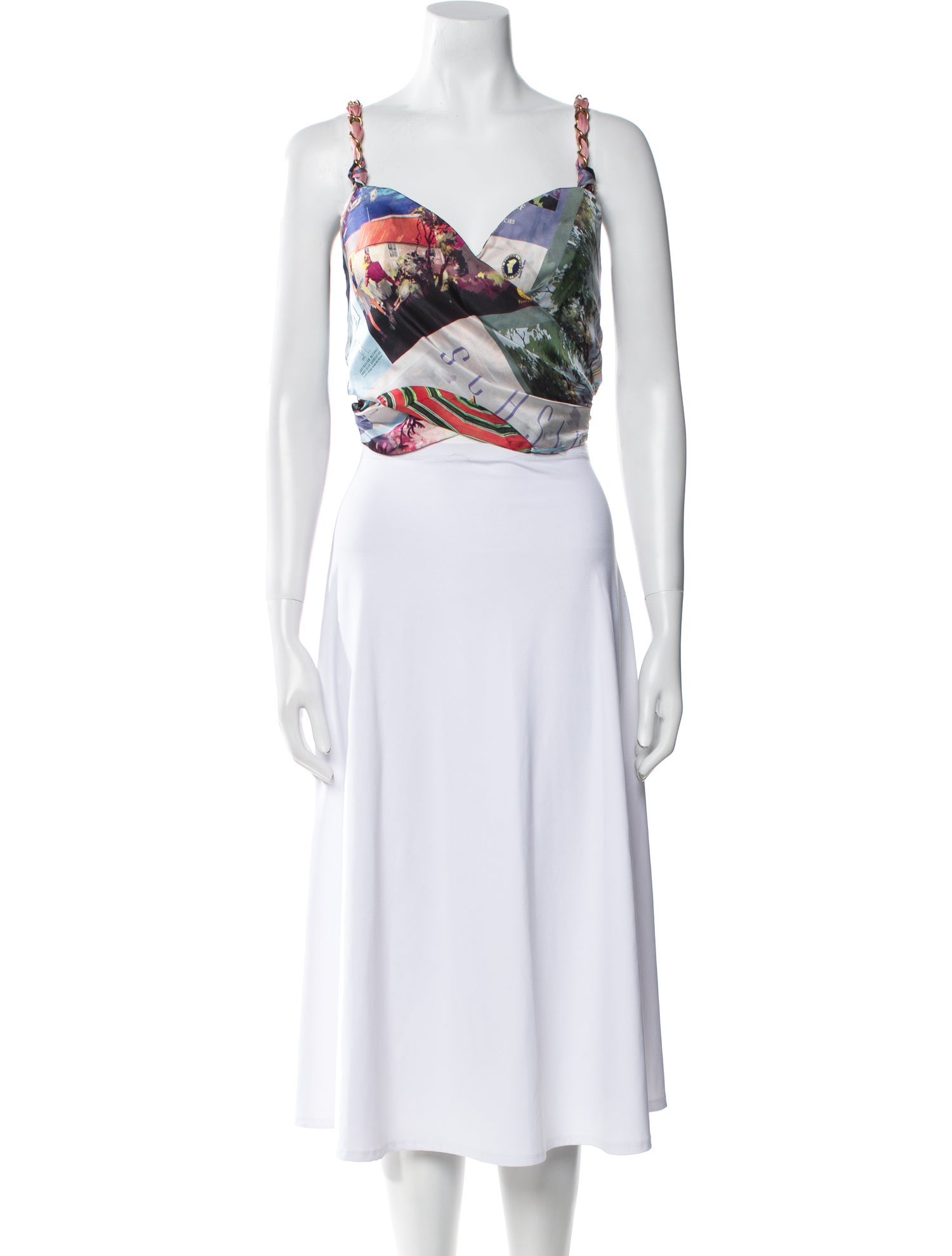 Zimmermann Silk Printed Crop Top