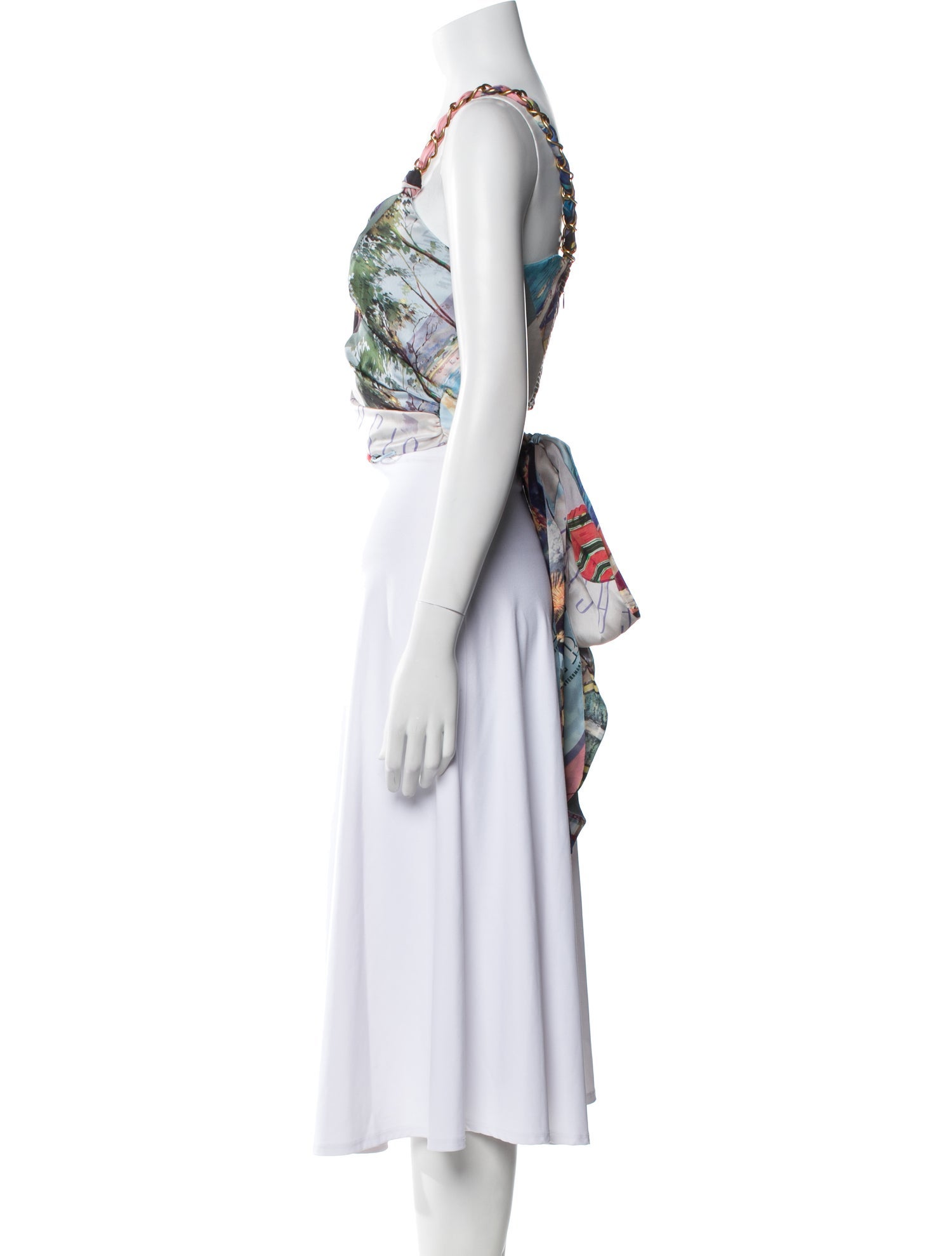 Zimmermann Silk Printed Crop Top