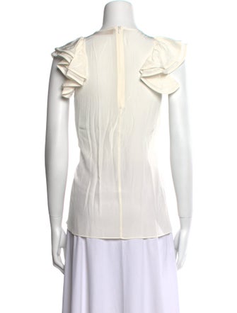 Zimmermann Silk Bateau Neckline Blouse