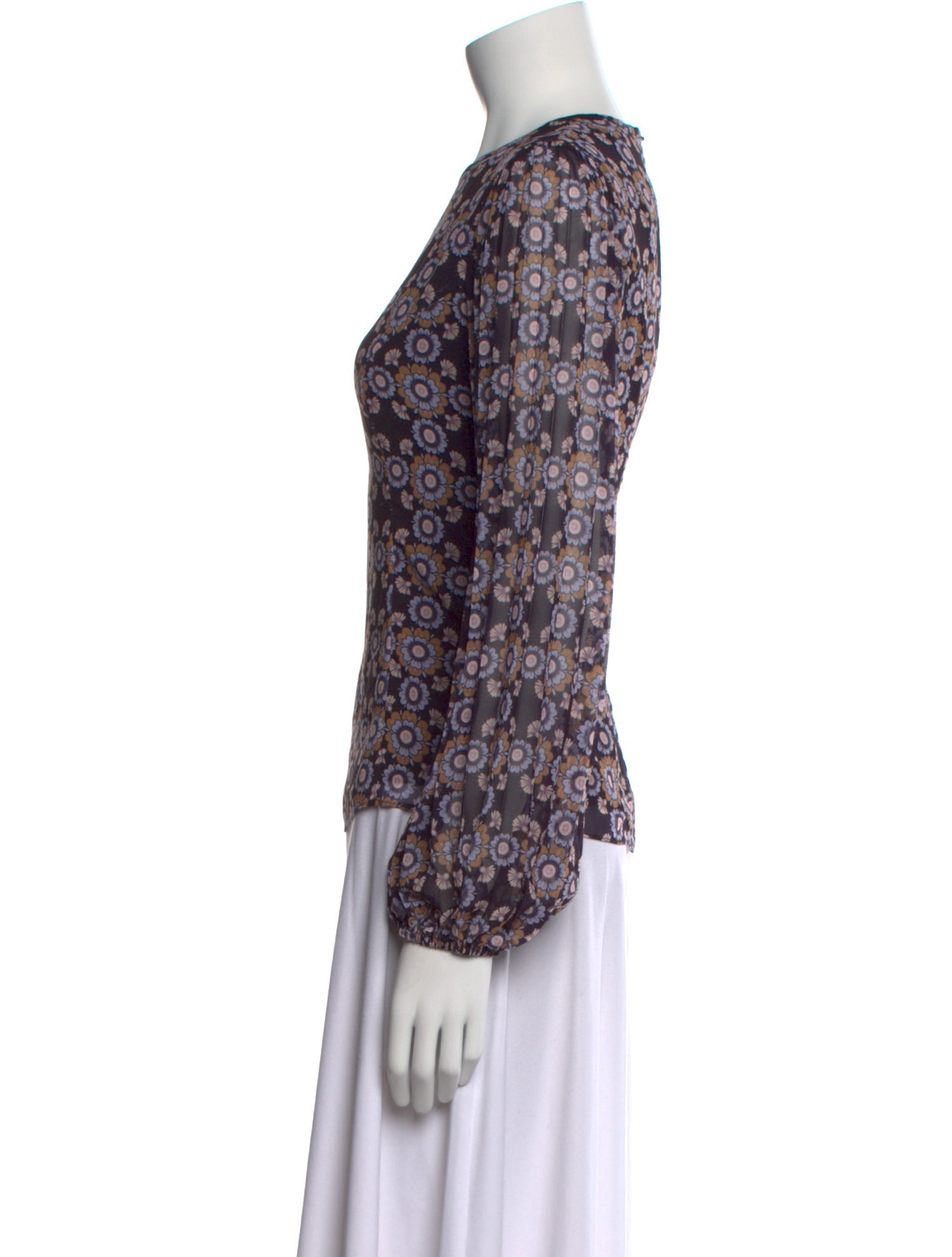 Zimmermann Silk Floral Print Blouse