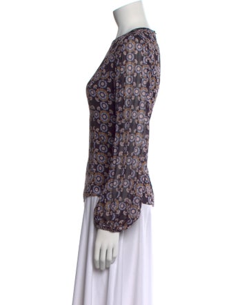 Zimmermann Silk Floral Print Blouse