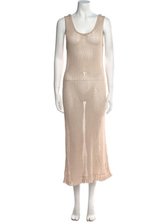 Zimmermann Scoop Neck Long Dress