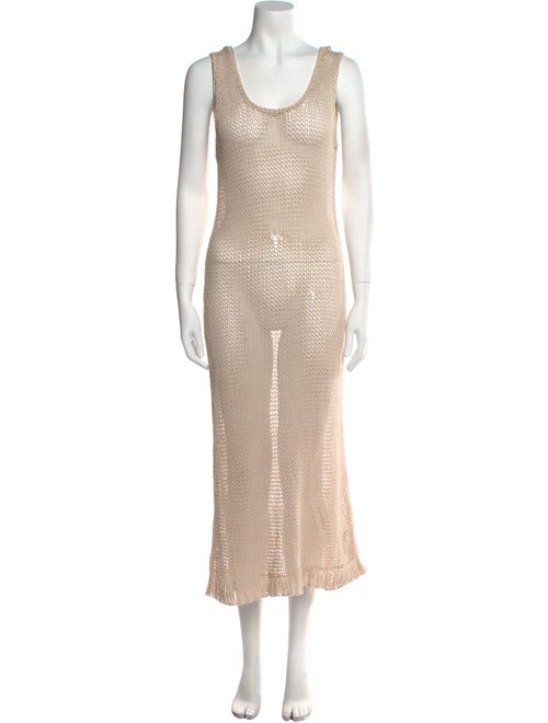 Zimmermann Scoop Neck Long Dress