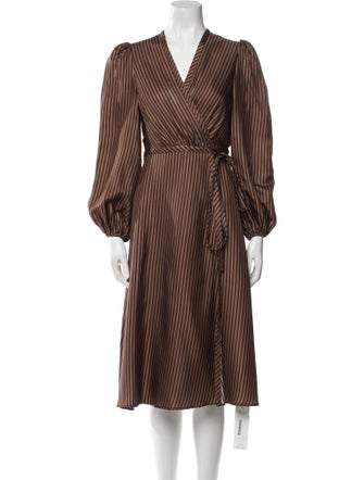 Zimmermann V-Neck Midi Length Dress